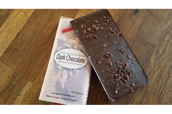 Chocolate Bar: With Cocoa Nibs and Pink Himalayan Sea Salt